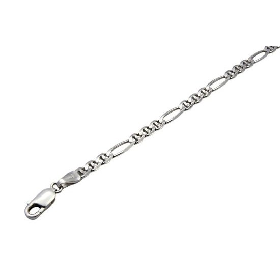 Stříbrný 925/1000 řetízek figaro S1053