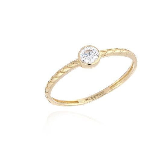 MOISS prsten ze žlutého zlata