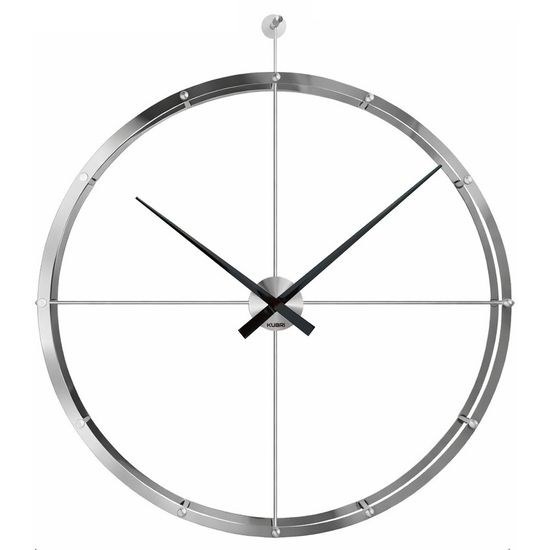 KUBRi 0700 - Industriální hodiny z nerez oceli vyrobené v Česku