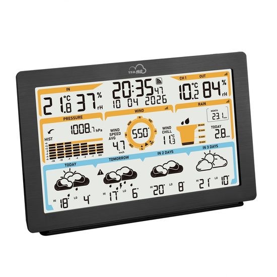 TFA 35.8106.01 - Bezdrátová WiFi meteostanice s chytrou předpovědí TFA.me ID-05