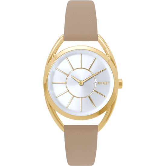 MINET Stříbrno-zlaté dámské hodinky ICON GOLD MWL5238