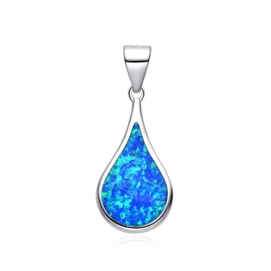 MOISS stříbrný přívěsek OPÁL KAPKA