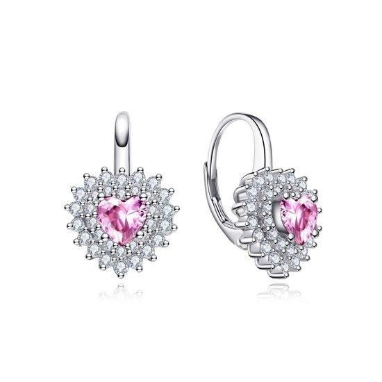 MOISS stříbrné náušnice SRDCE