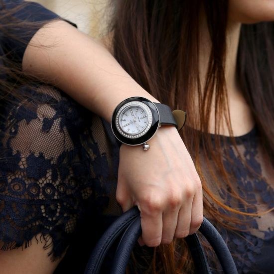 Hodinky PRIM Preciosa Onyx White 10309.E