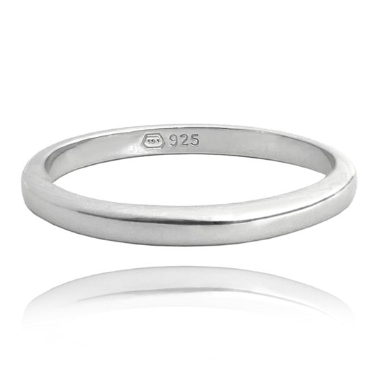 MINET Minimalistický snubní stříbrný 925/1000 prsten JMAN0328SR