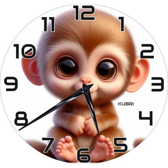 KUBRI KU2012 - dětské hodiny od českého výrobce s oblíbeným motivem opičky