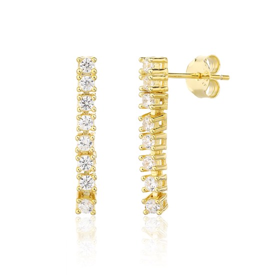 Náušnice JVD SVLE3328XJ6GO00 stříbrné