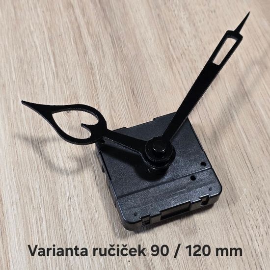 Hodinový strojek s tichým chodem včetně ručiček HRP200