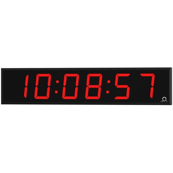 Profesionální hodiny LED100 - Červená čísla