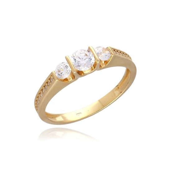 MOISS prsten ze žlutého zlata