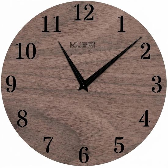 KUBRi KU3010 - hodiny od českého výrobce s tichým chodem v mnoha velikostech