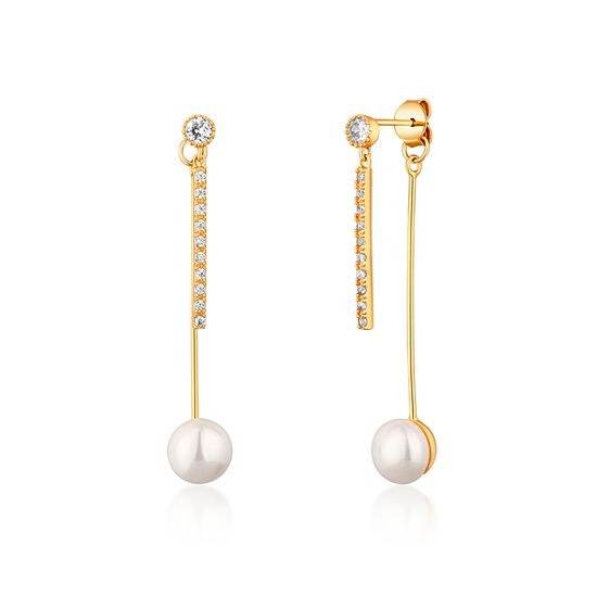 Náušnice JVD SVLE1585XD2GP00 stříbrné