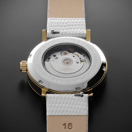 Hodinky PRIM Lady Elegant Gold Diamond W92P.13193.C