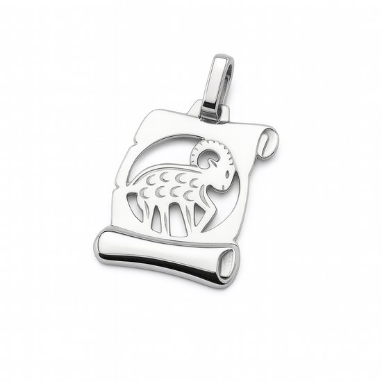 Zlatý přívěšek z bílého zlata zvěrokruh Beran