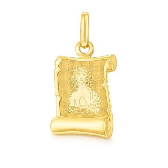 Zlatý přívěsek FE-22661 znamení zvěrokruhu PANNA
