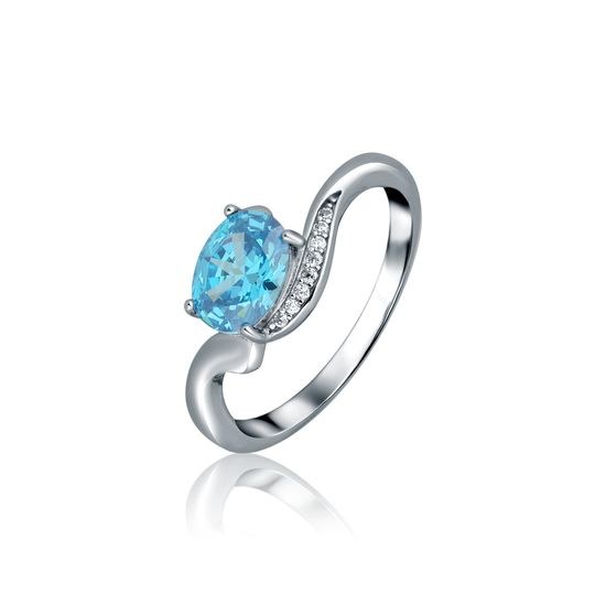 Prsten JVD SVLR0844SH2M2 stříbrný