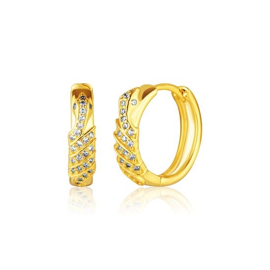 Náušnice JVD SVLE0923SK6GO00 stříbrné