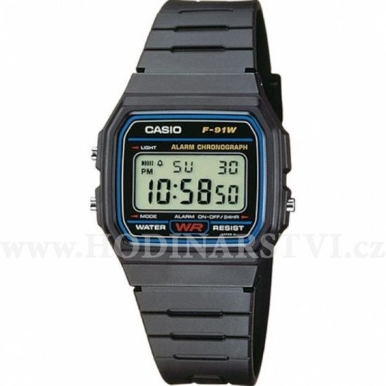 Hodinky Casio F-91W-1YEG