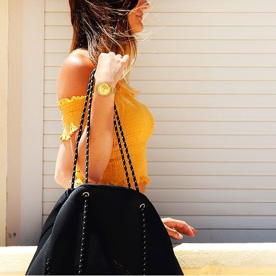 Zlaté dámské hodinky MINET ICON ALL GOLD MESH MWL5014