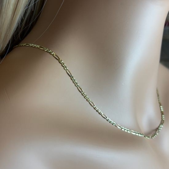 Zlatý 585/1000 řetízek figaro 1009