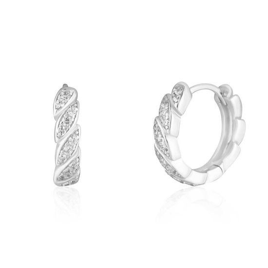 Stříbrné náušnice JVD 925/1000 SVLE3673XH2BI00