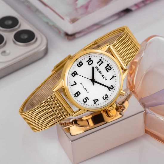 Dámské hodinky Perfect s osvětlením EL002F-03