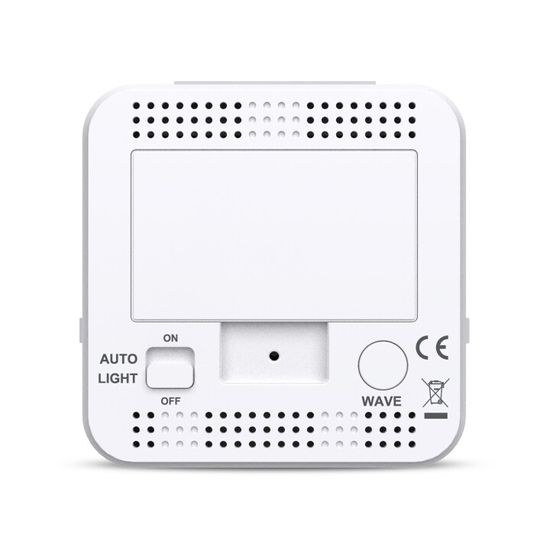 Digitální budík s měřením vnitřní teploty a rel. vlhkosti GARNI 138W