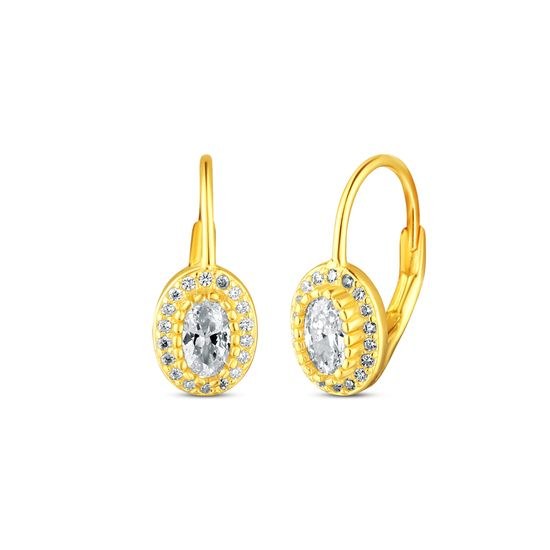 Náušnice JVD SVLE3363XJ6GO00 stříbrné