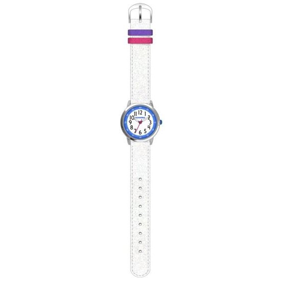 CLOCKODILE Bílé třpytivé dívčí dětské hodinky SPARKLE CWG5096