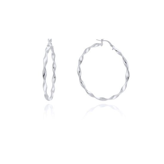 MOISS náušnice z bílého zlata