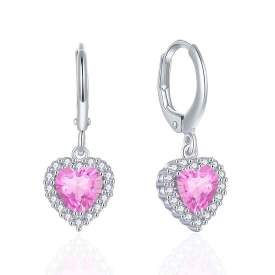 MOISS stříbrné náušnice SRDCE