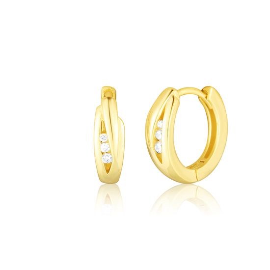 Náušnice JVD SVLE2376XH2GO00 stříbrné