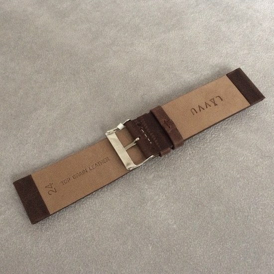 Řemínek LAVVU PLAIN z luxusní kůže Top Grain LSCUC24