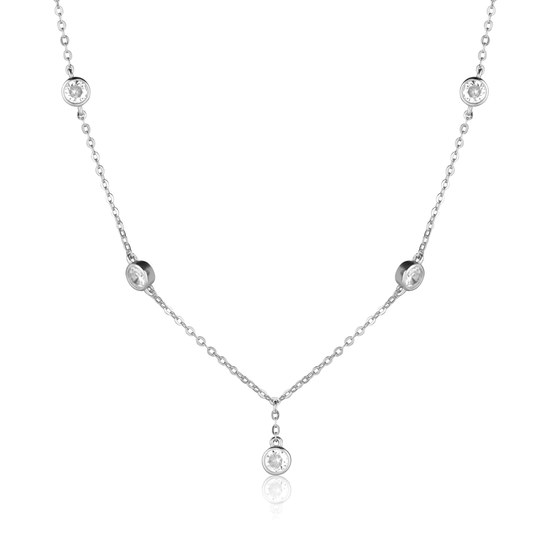 Náhrdelník JVD SVLN0551XK5BI45 stříbrný