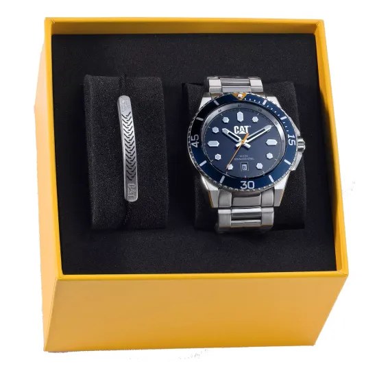 Hodinky CAT SET-QC-141-11-626 - dárkový set s náramkem