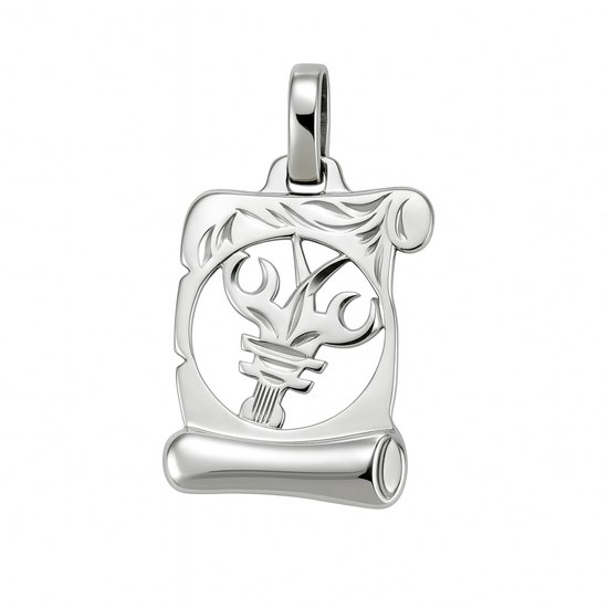 Zlatý přívěšek z bílého zlata zvěrokruh Rak