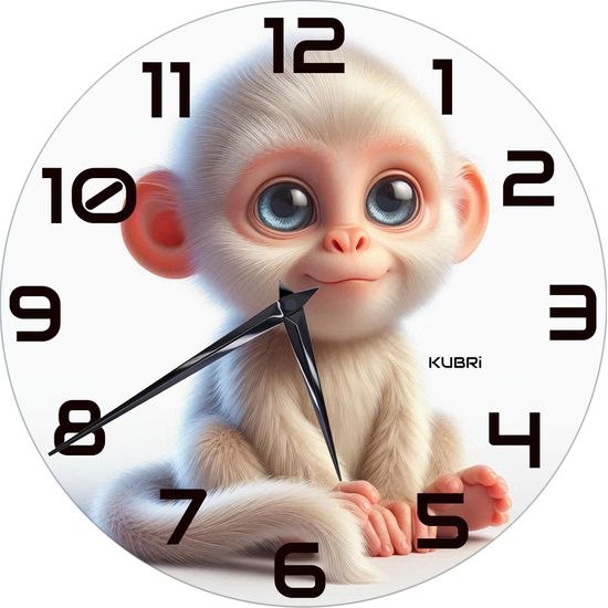 KUBRI KU2013 - dětské hodiny od českého výrobce s oblíbeným motivem roztomilé opičky