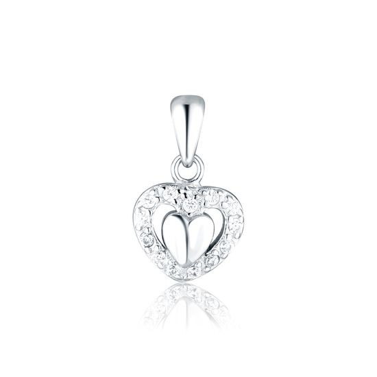 Přívěsek JVD SVLP0894SH2BI00 stříbrný