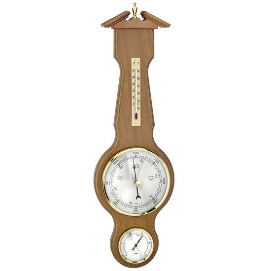 Meteostanice analogová na dřevěné podložce TFA 20.1047.01 - dub sheraton