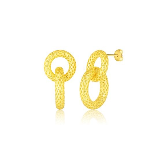 Náušnice JVD SVLE0939S75SGO00 stříbrné