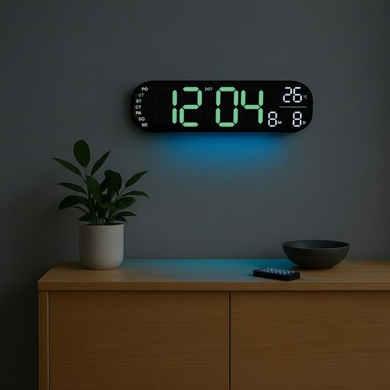 JVD DH5502.4- Stále svítící hodiny se stopkami a mnoha dalšími užitečnými funkcemi