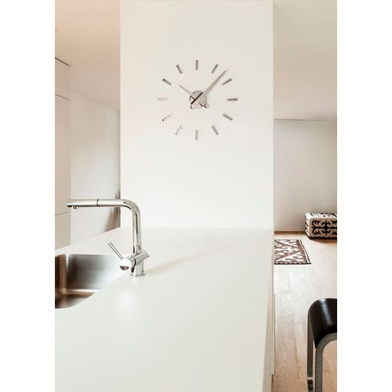 Hodiny Nomon Puntos Suspensivos 12i 50cm silver