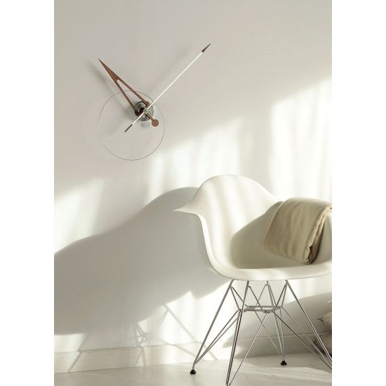 Hodiny Nomon Cris Walnut White 70cm