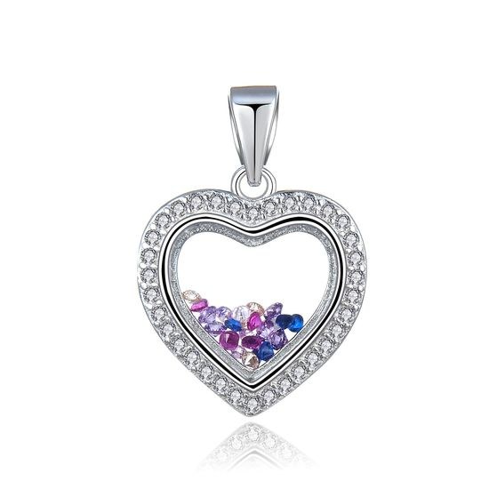 MOISS stříbrný přívěsek SRDCE