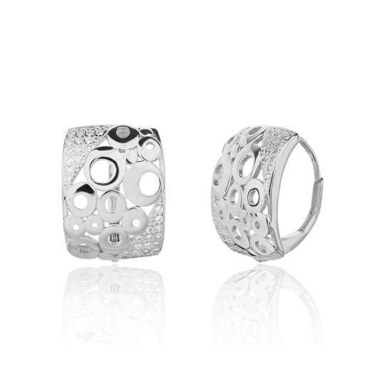 Náušnice JVD SVLE3375XJ6BI00 stříbrné