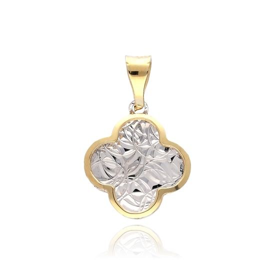 MOISS přívěsek ze žlutého zlata BICOLOR