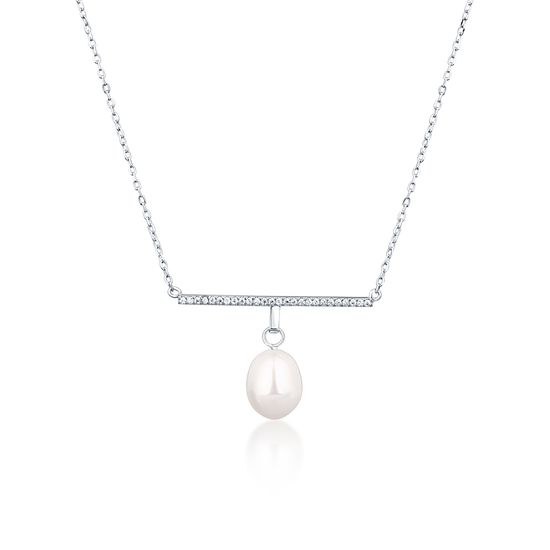 Náhrdelník JVD stříbrný