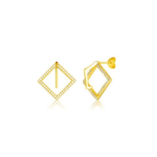 Náušnice JVD SVLE3295XF3GO00 stříbrné