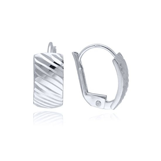 MOISS náušnice z bílého zlata