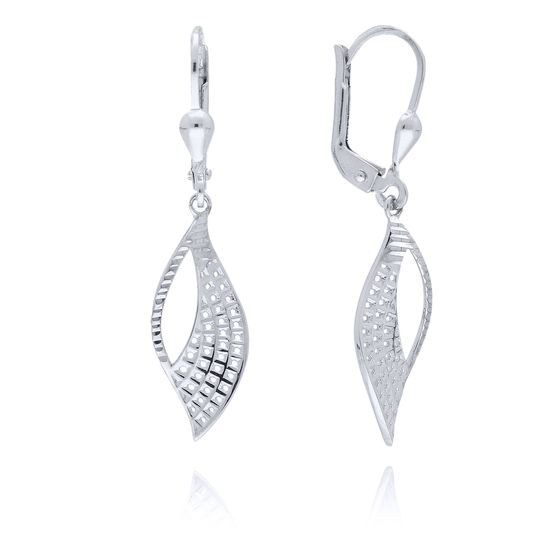 MOISS náušnice z bílého zlata